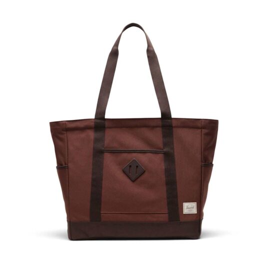 Herschel Multi Pocket Tote Bag Chocolate