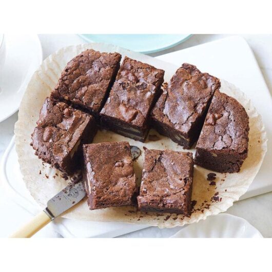 Meg Rivers Brownie Traybake
