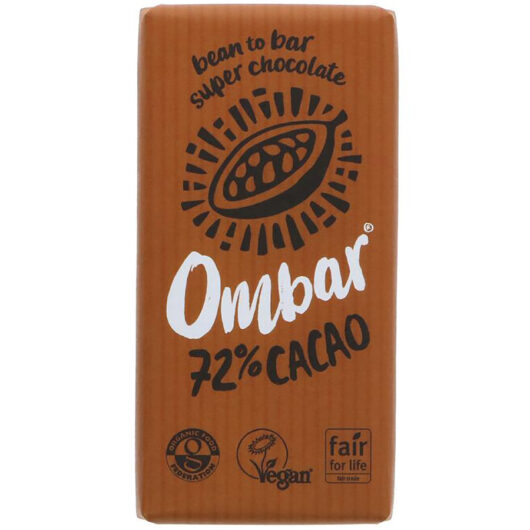 Ombar 72% Raw Cacao Chocolate - 35g