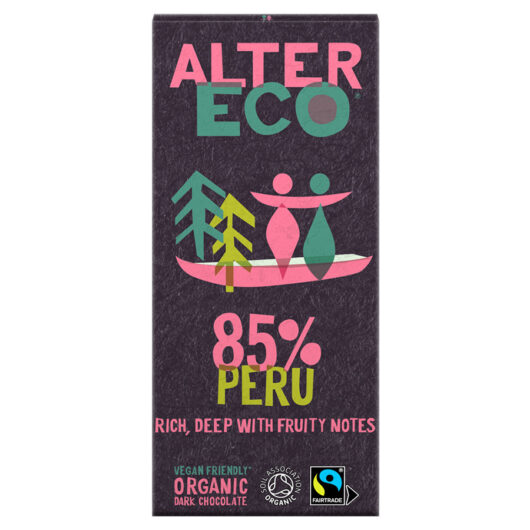 AlterEco 85% Peru Dark Chocolate - 100g