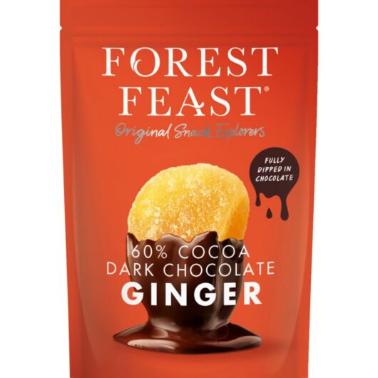 Forest Feast 60% Cocoa Dark Chocolate Ginger 130g