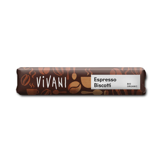 Vivani Organic Espresso Biscotti Chocolate - 40g