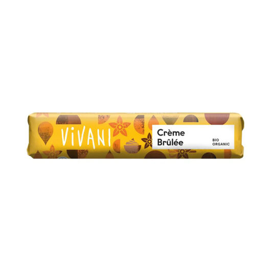 Vivani Organic Milk Chocolate Creme Brulee - 40g