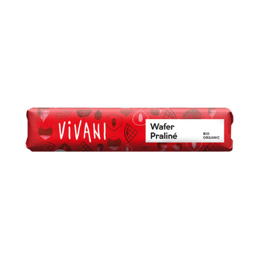 Vivani Organic Milk Chocolate Wafer Praline - 40g