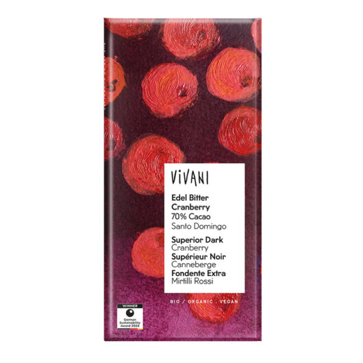 Vivani Organic White Chocolate with Bourbon Vanilla - 80g