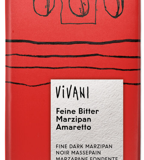 Vivani Organic Dark Chocolate Marzipan & Amaretto - 100g